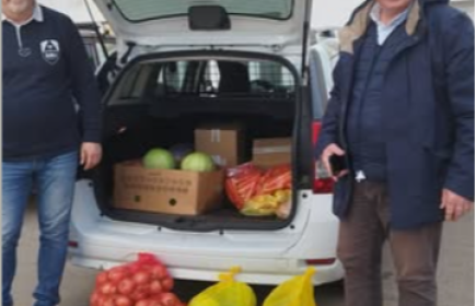 Prijatelj Emir Omić tokom posjete UG "Mozaik prijateljstva"